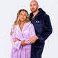 Groom Custom Hooded Long Bathrobes - custom bathrobes