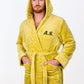 Groom Custom Hooded Long Bathrobes - custom bathrobes
