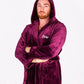 Groom Custom Hooded Long Bathrobes - custom bathrobes