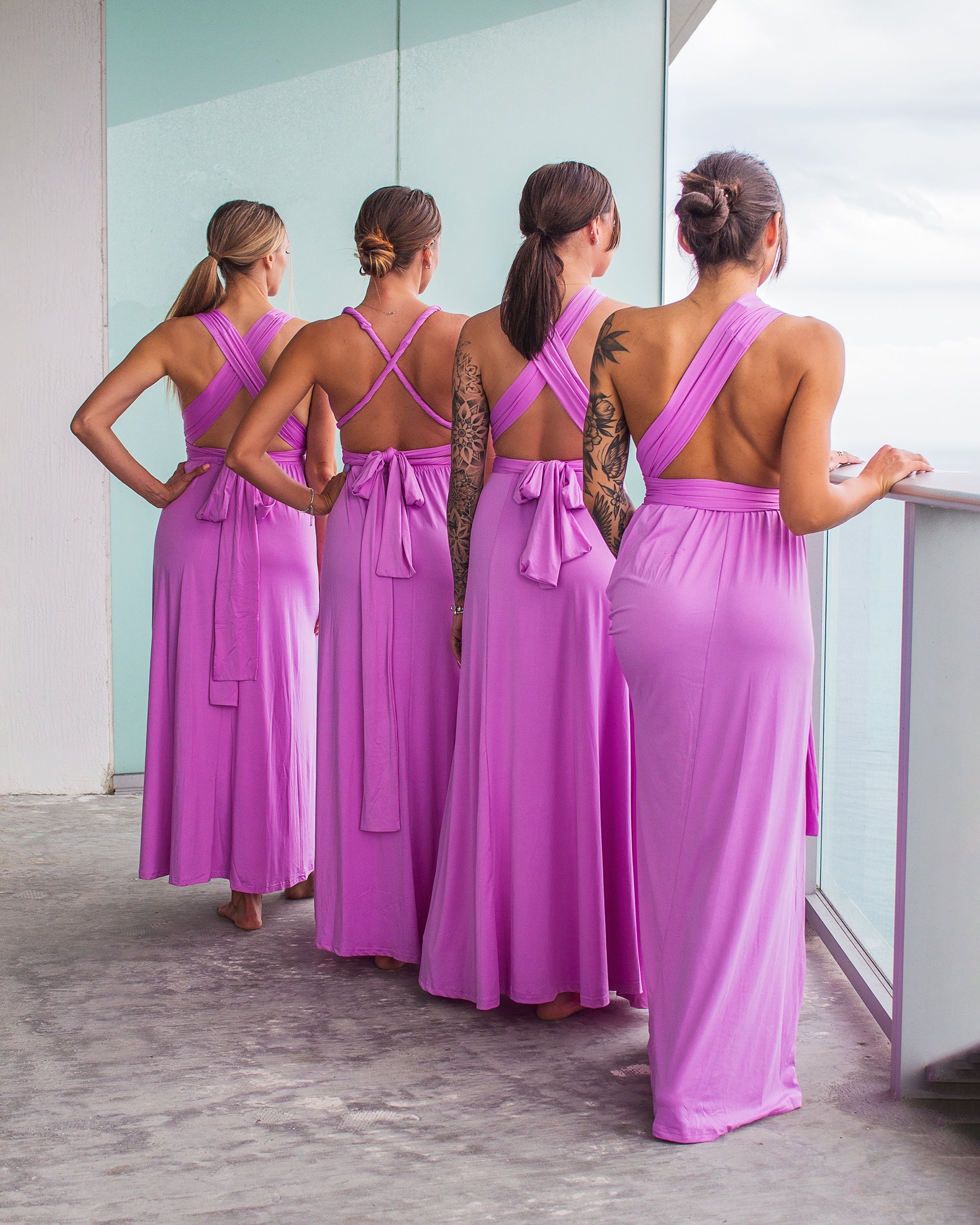 lavender infinity dress