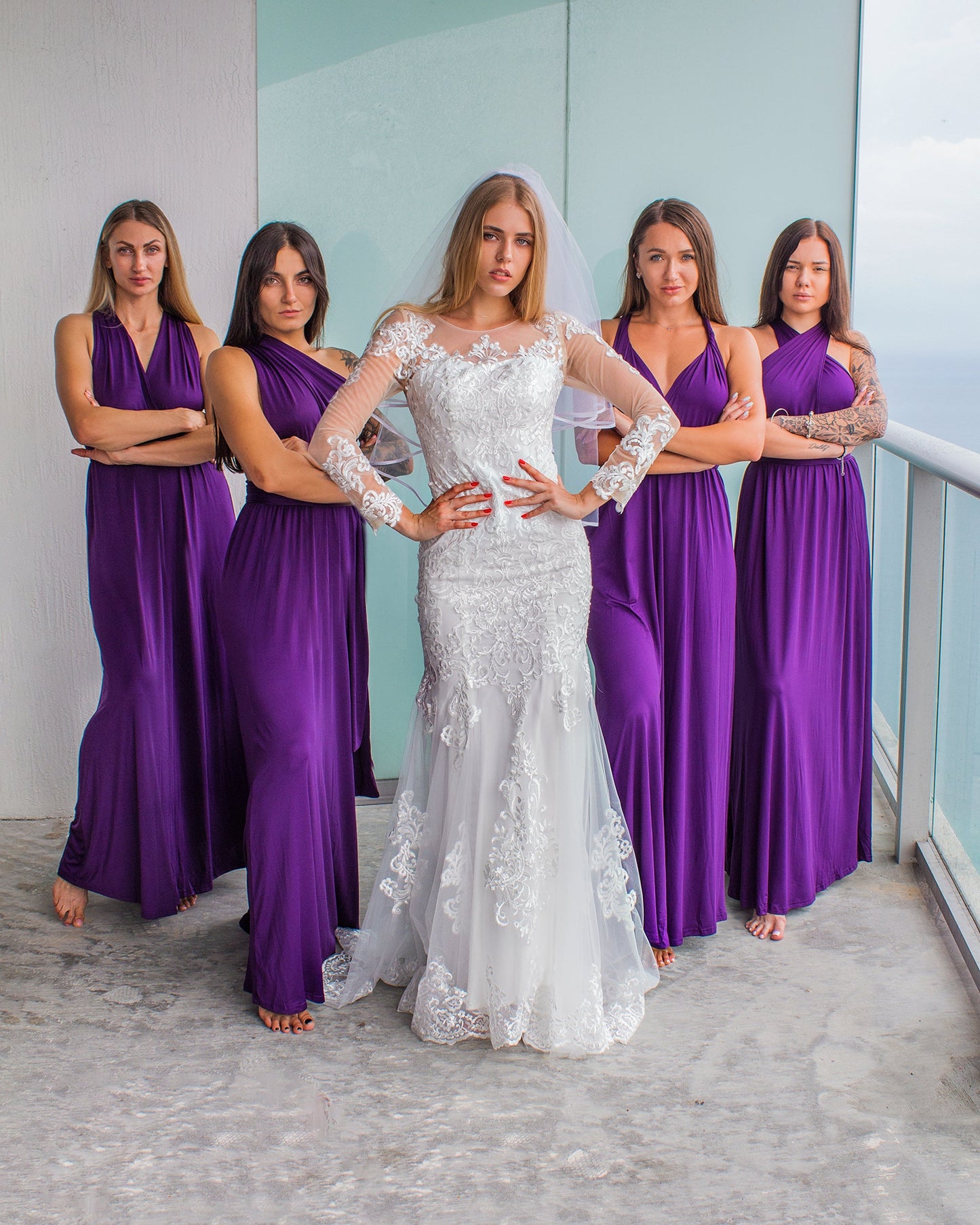 Bridesmaid Infinity Convertible Dress
