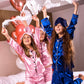 Kids Unisex Satin Customized Pajama Sets Long Sleeves + 