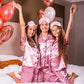Kids Unisex Satin Customized Pajama Sets Short Sleeves + 