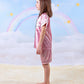 Kids Unisex Satin Customized Pajama Sets Short Sleeves + 