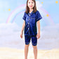 Kids Unisex Satin Customized Pajama Sets Short Sleeves + 