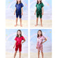 Kids Unisex Satin Customized Pajama Sets Short Sleeves + 