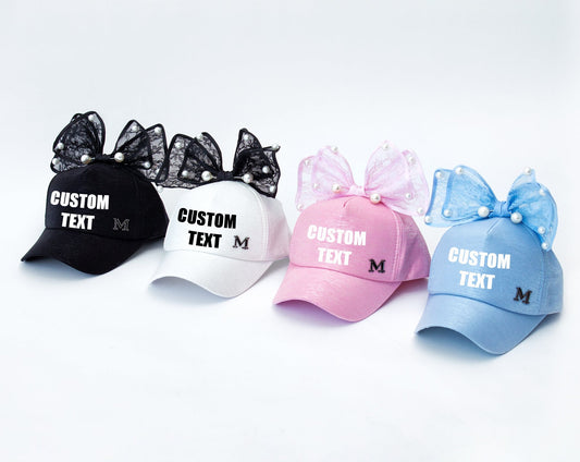 Kids Caps with Bow