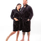 King and Queen Cozy Terry Bathrobes for Couple - couple 