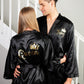 Matching Satin Robes Groom and Bride - women’s robes