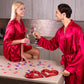 Matching Satin Robes Groom and Bride - women’s robes