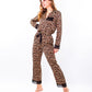 Leopard Print Lace Pajama Set L+L