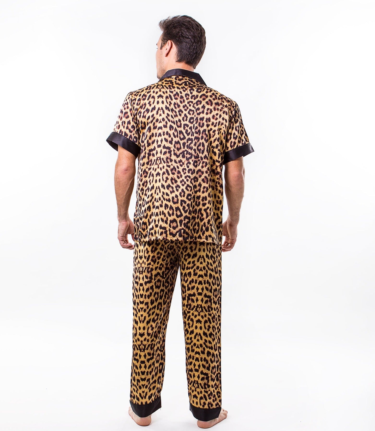 Leopard Satin Men's Pajama Set – Sunny Boutique Miami