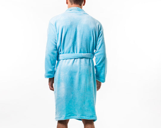 Men’s Custom Cozy Terry Bathrobe - men’s robes