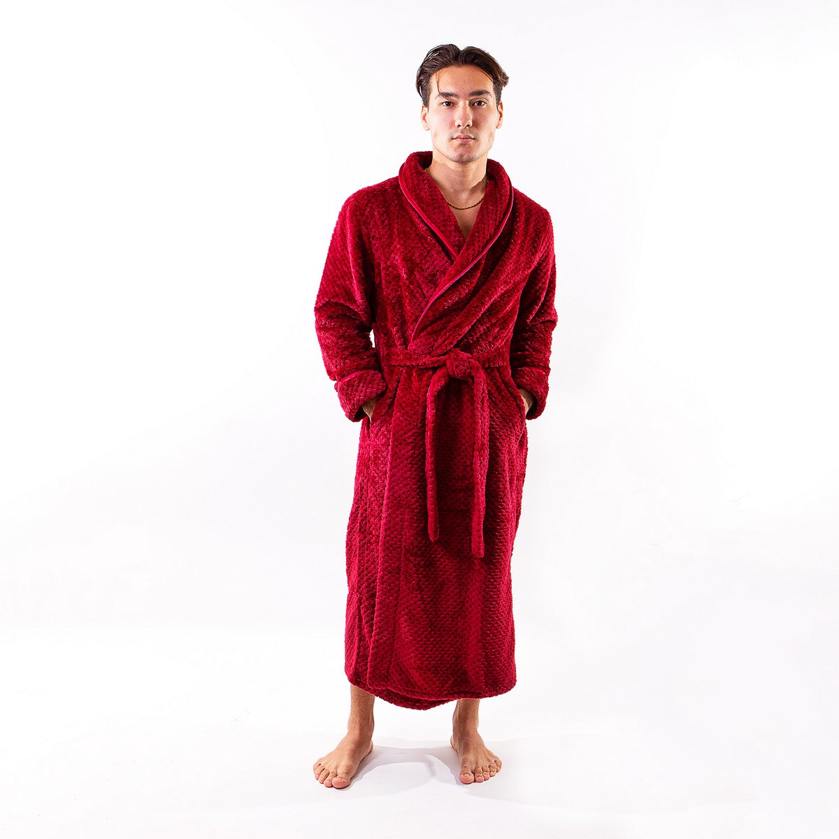 Men’s Custom Long Bathrobe Style 1 - men’s robes