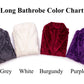 Men’s Custom Long Bathrobe Style 1 - men’s robes