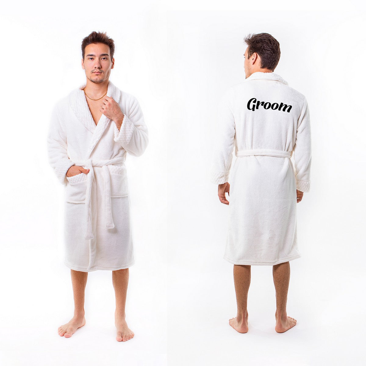 Men’s Custom Long Bathrobe Style 2 - men’s robes