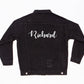 Men’s Custom Ripped Denim jacket - men’s denim jacket