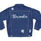 Men’s Custom Ripped Denim jacket - men’s denim jacket
