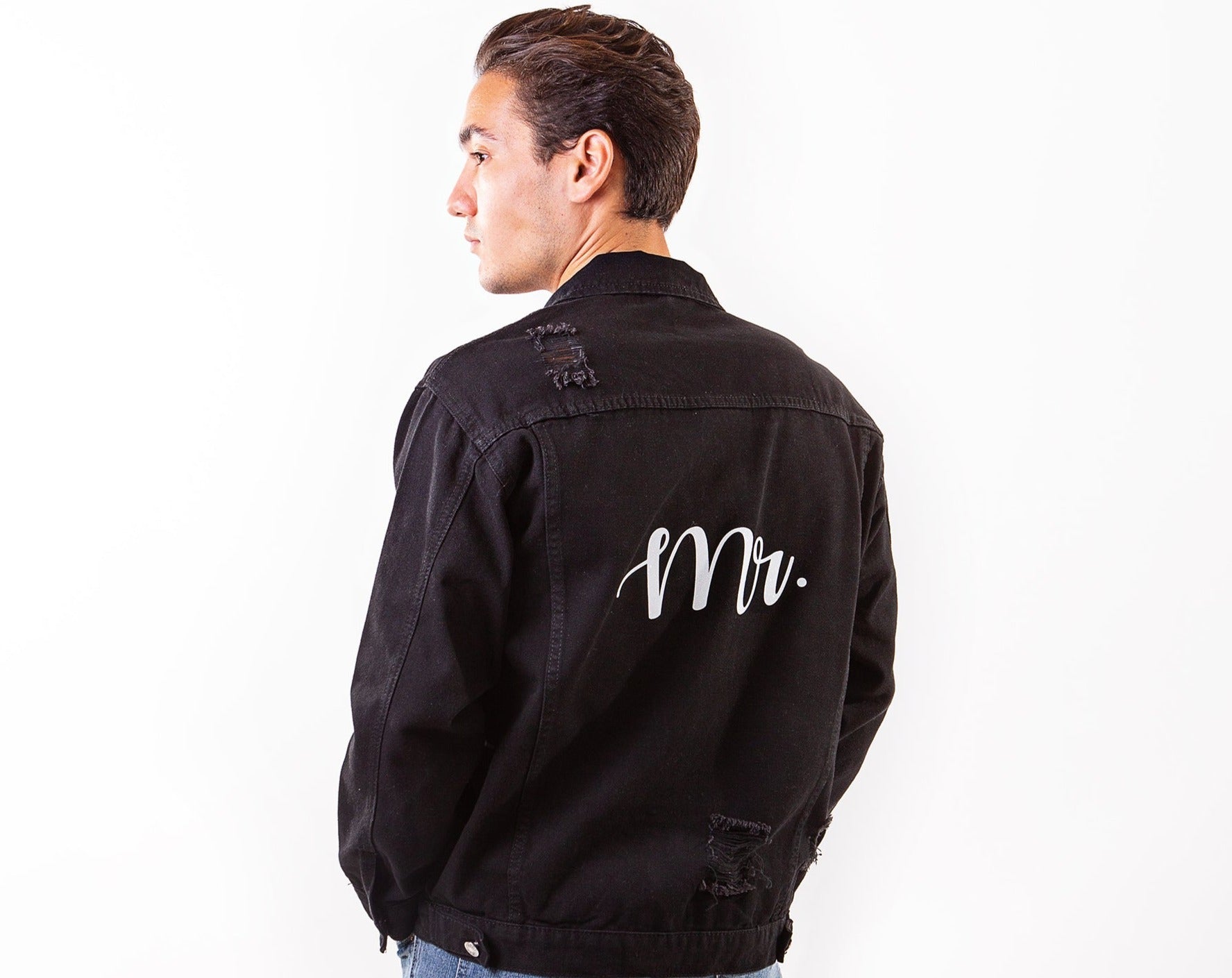 wholesale black ripped jean jacket mens| Alibaba.com