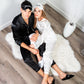 Men’s Satin Pajama Set Long Sleeves + Pants - Men’s Pajamas
