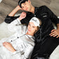 Men’s Satin Pajama Set Long Sleeves + Pants - Men’s Pajamas