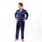 Men’s Satin Pajama Set Long Sleeves + Pants - Men’s Pajamas