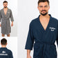 Men’s Waffle Knit Customized Robes - men’s robes