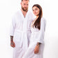 Men’s Waffle Knit Customized Robes - men’s robes