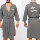 Men’s Waffle Knit Customized Robes - men’s robes
