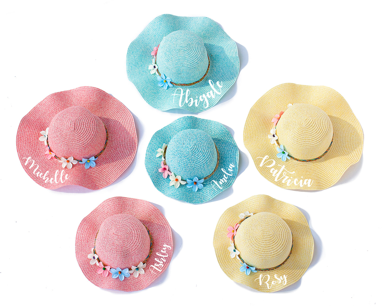 Mommy and Me Floral Hats