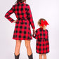 Mommy and me Buffalo Plaid Matching Christmas Dresses - Kids