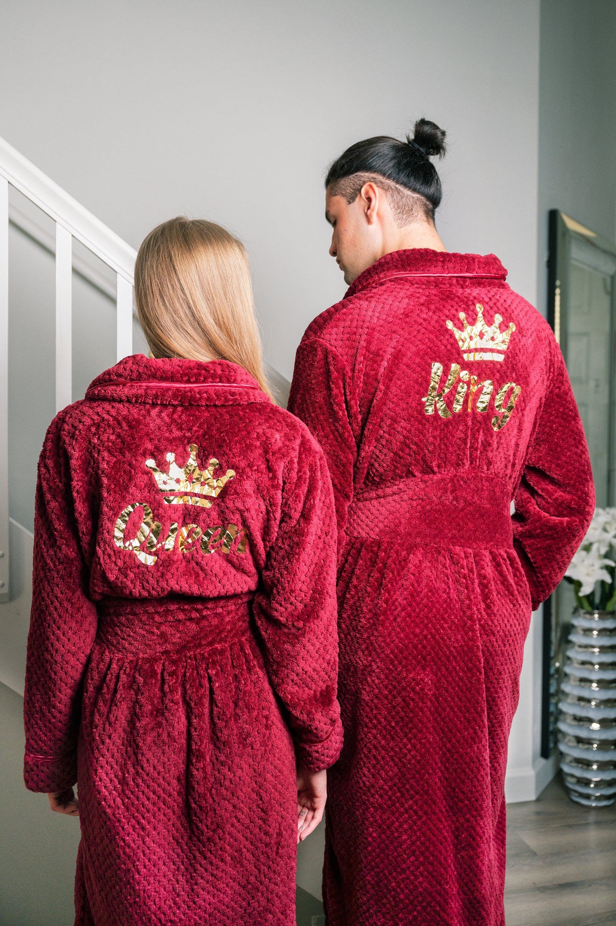 Set of 2 Monogrammed Robes popular Plush Bathrobe - Monogrammed His and Hers Robes, Mr. and Mrs. Robes, His and Hers Sets