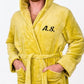 Mr and Mrs Custom Hooded Long Bathrobes - custom bathrobes
