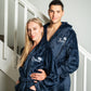 Mr and Mrs Custom Hooded Long Bathrobes - custom bathrobes