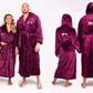 Mr and Mrs Custom Hooded Long Bathrobes - custom bathrobes