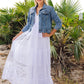 Mrs. Bridal Jean Jackets (ivory/gold letters) Custom jackets