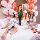 Pajama Set Short Sleeves +Pants Bridal Shower Bridesmaid 