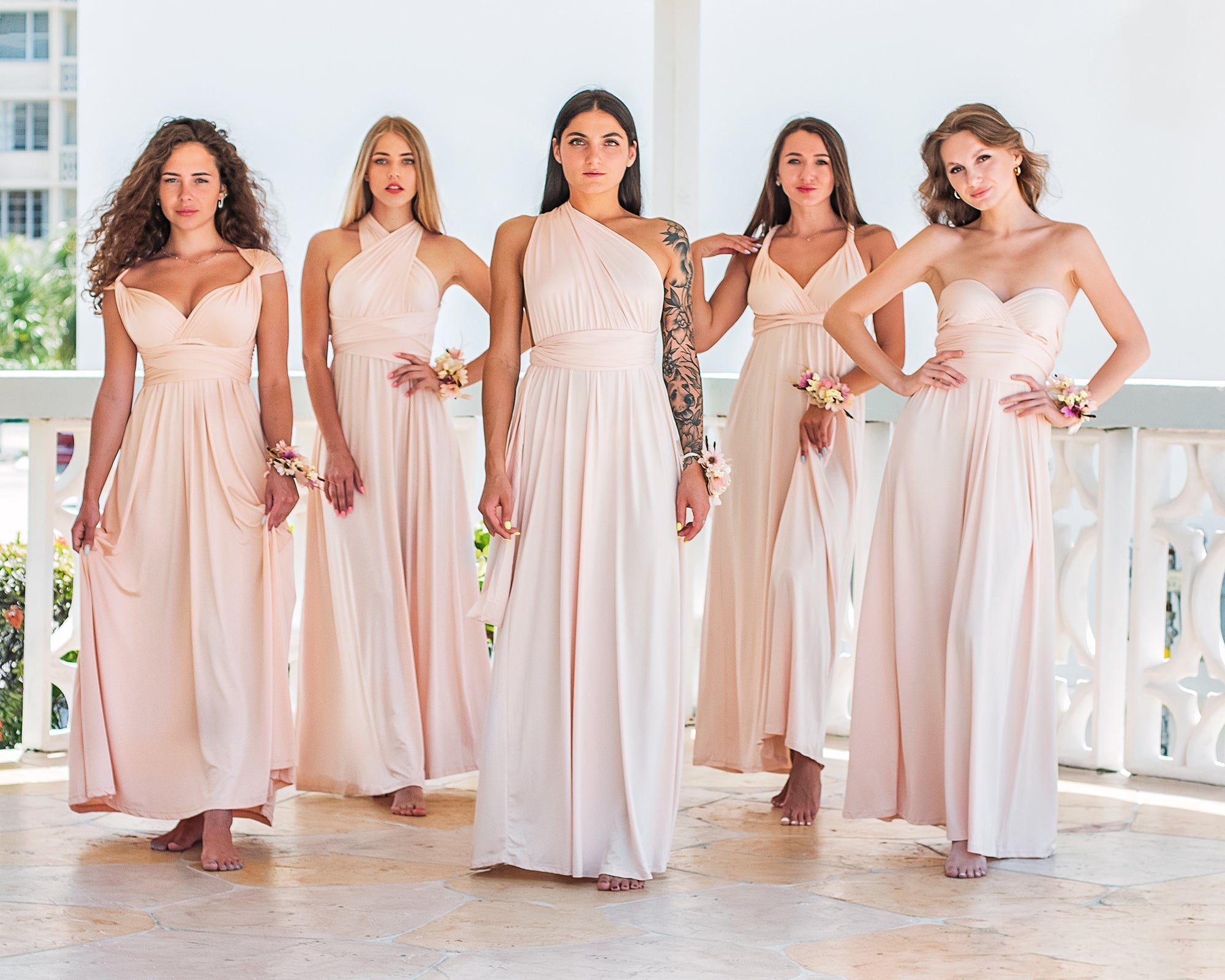 Convertible maxi deals dress bridesmaid