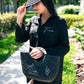 Personalized Beach Bag with Wooden Handle style7 - Beach Bag