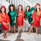 Personalized Birthday Party Satin Robes for Kids - alfresco 