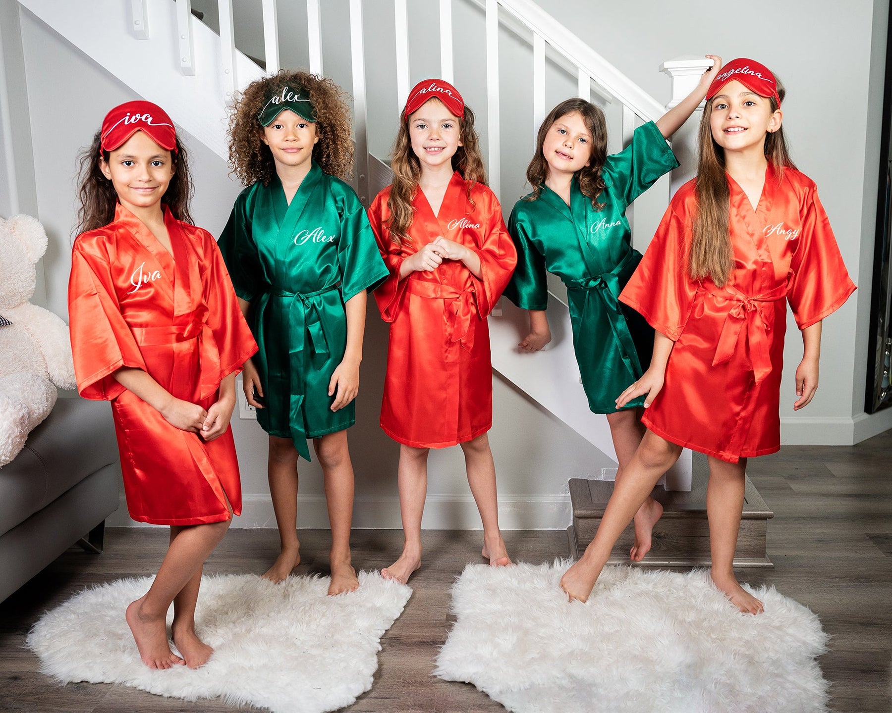 Personalized Birthday Party Satin Robes for Kids – Sunny Boutique Miami