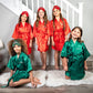 Personalized Birthday Party Satin Robes for Kids - alfresco 