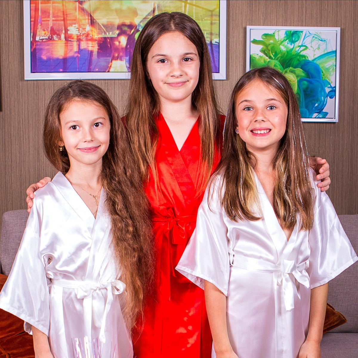 Personalized Birthday Party Satin Robes for Kids – Sunny Boutique Miami