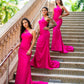 One Shoulder Mermaid Bridesmaid Dress