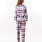 Cotton Pink Plaid Pajama Set