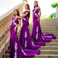 Mermaid Lace Maxi Bridesmaid Dress
