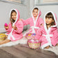 Rabbit Hooded Bathrobes for Kids - kids bathrobes
