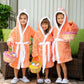 Rabbit Hooded Bathrobes for Kids - kids bathrobes