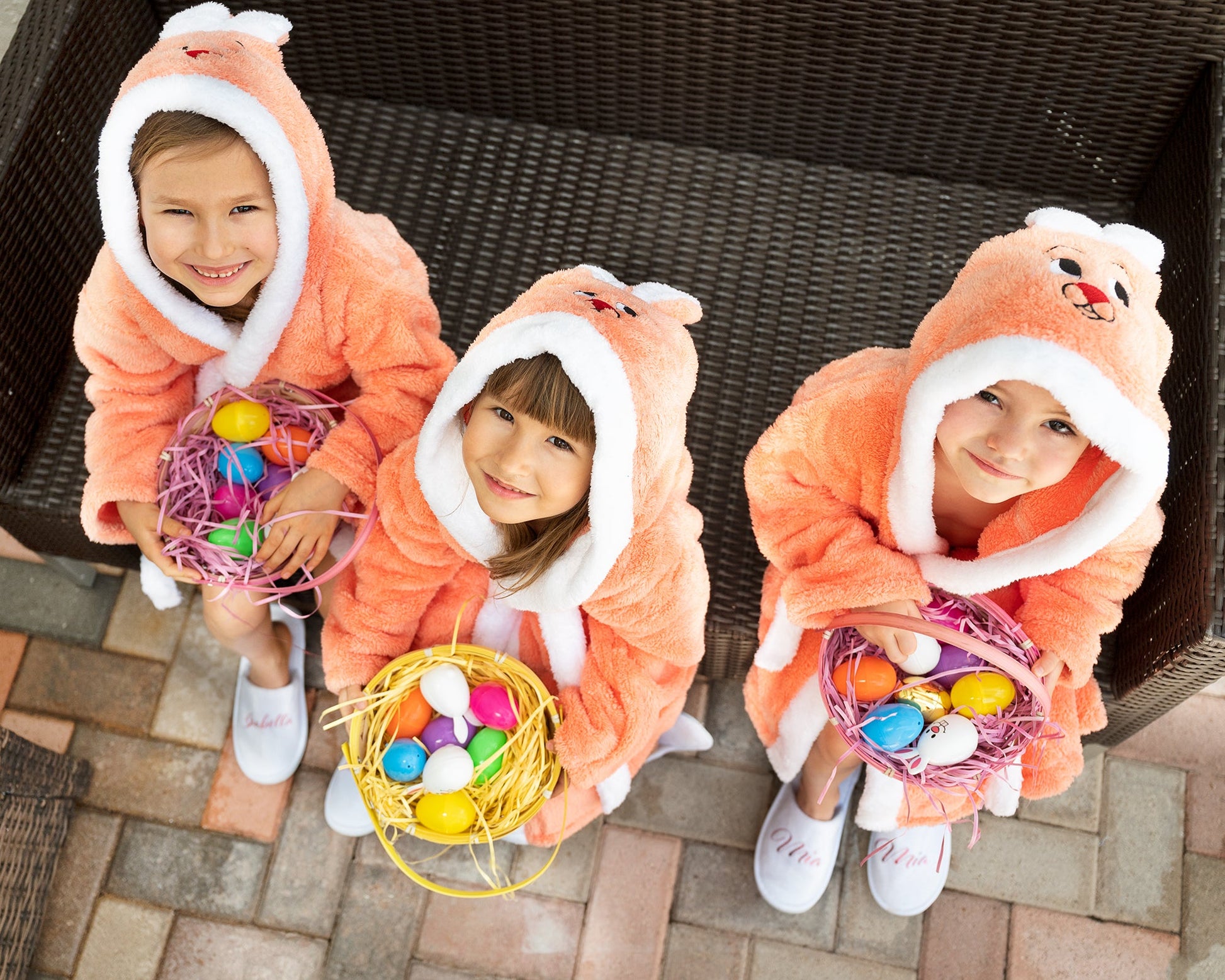 Rabbit Hooded Bathrobes for Kids - kids bathrobes