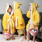 Rabbit Hooded Bathrobes for Kids - kids bathrobes